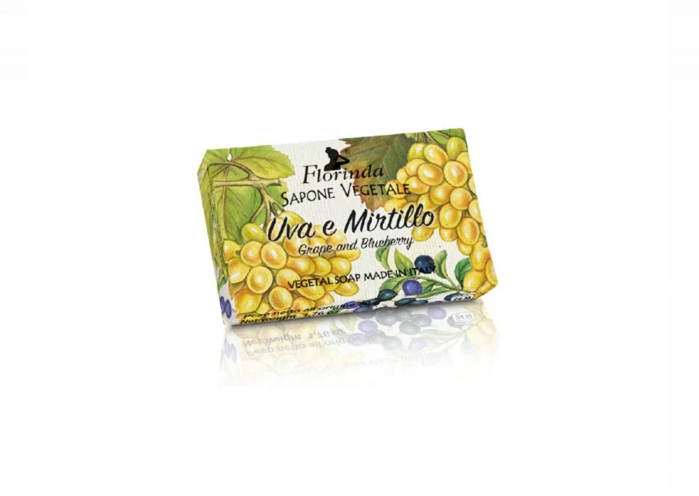 SAPONE VEGETALE Uva e Mirtillo - Hrozny a borůvky 200 g
