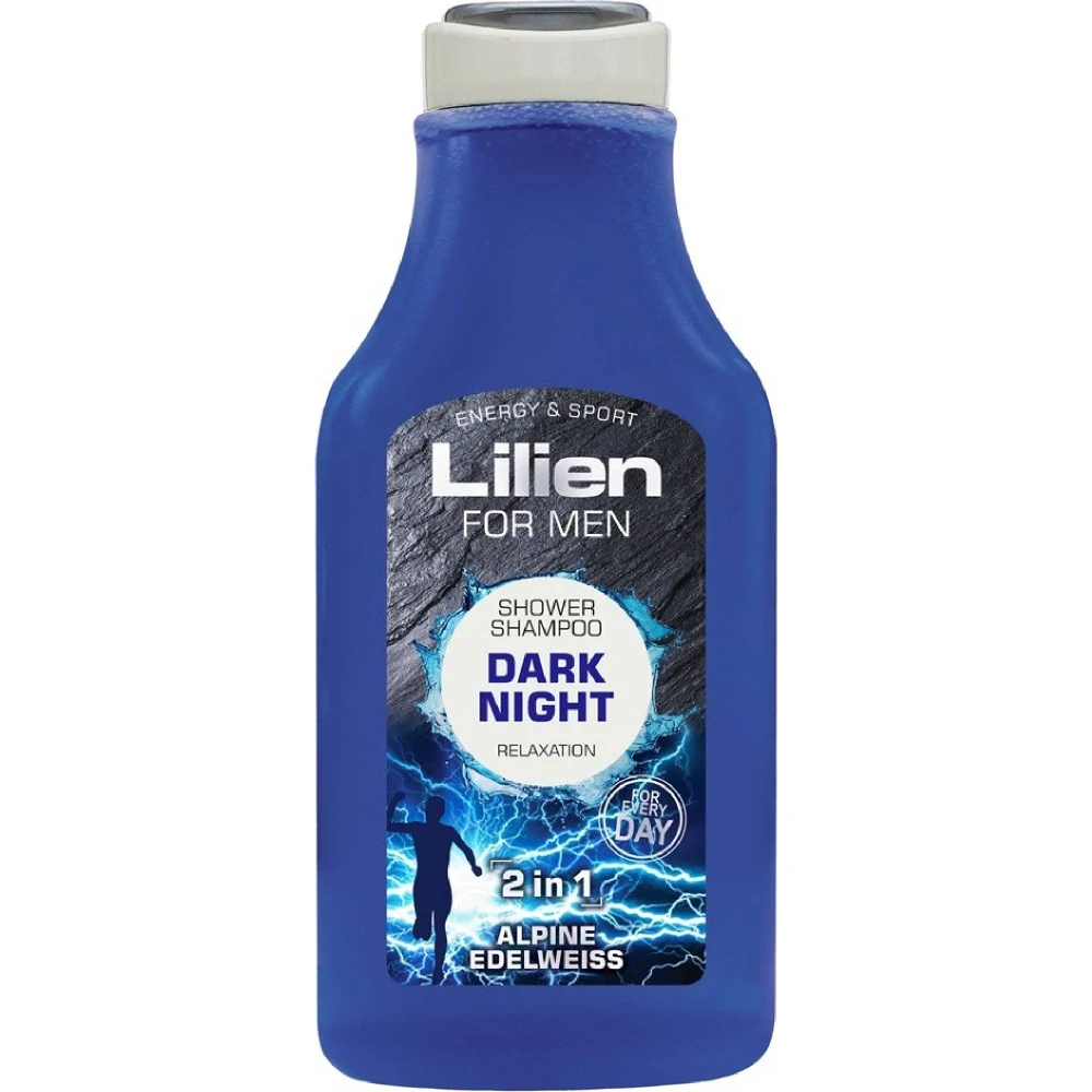Lilien pánský sprchový gel a šampon 2v1 - Dark Night 350 ml