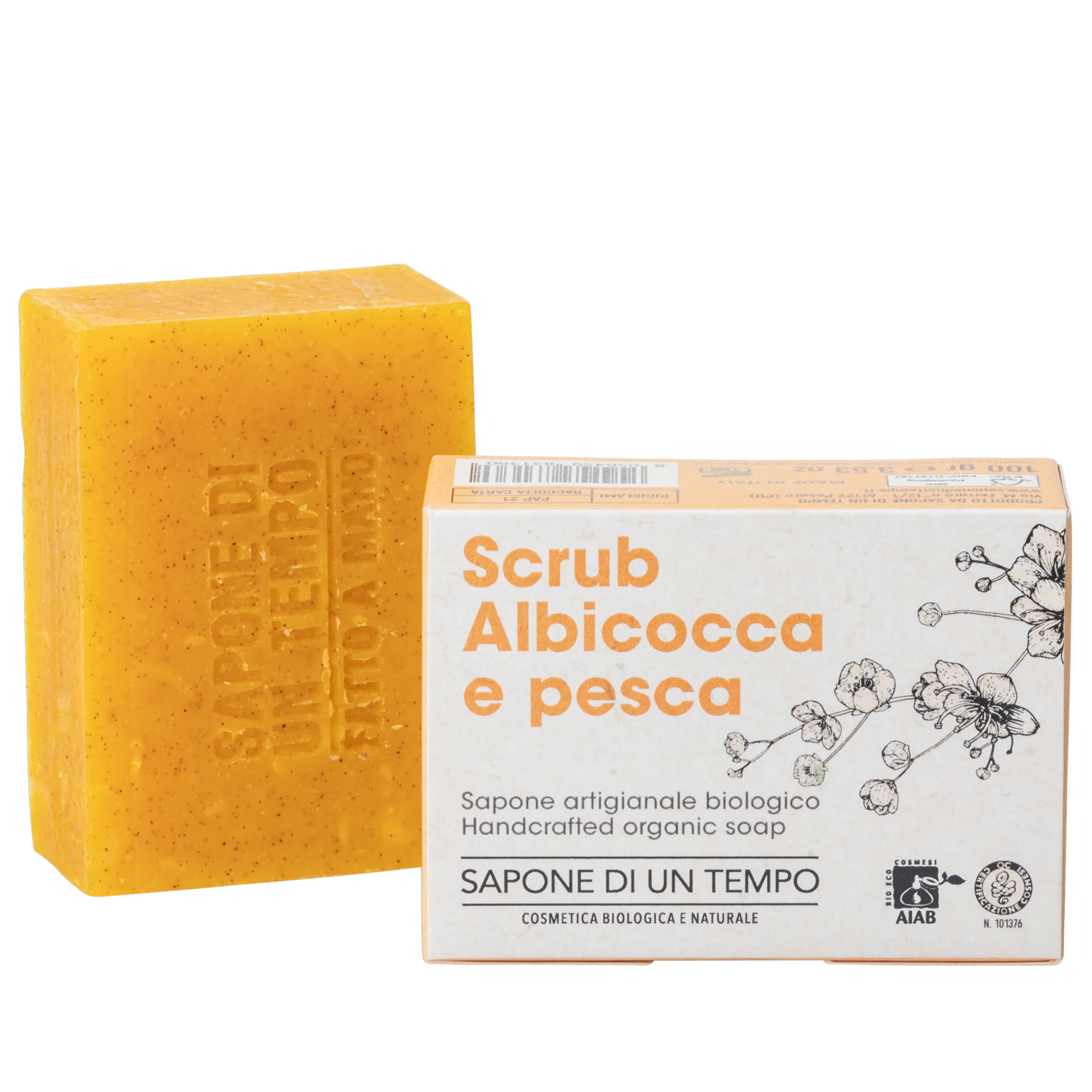Sapone Bio SCRUB Albicocca e Pesca