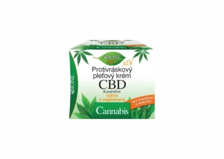 Protivráskový pleťový krém CBD Kanabidiol 51 ml