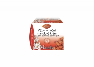 Výživný noční mandlový krém na velmi suchou a citlivou pleť 51 ml