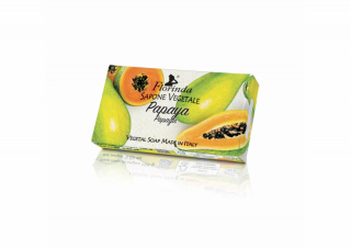 SAPONE VEGETALE Papaya - Rostlinné mýdlo Papája 100 g