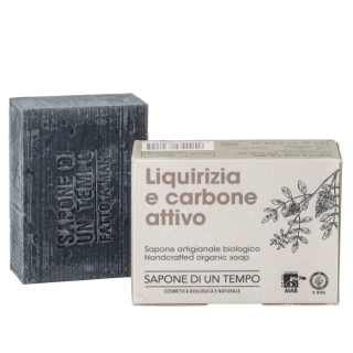 Sapone Bio Liquirizia e Carbone Attivo