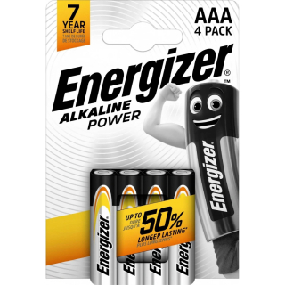 Energizer Alkaline AAA 4ks