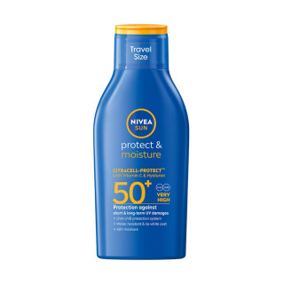 Nivea Sun Protect & Moisture Cestovní mléko na opalování SPF50+ 100 ml